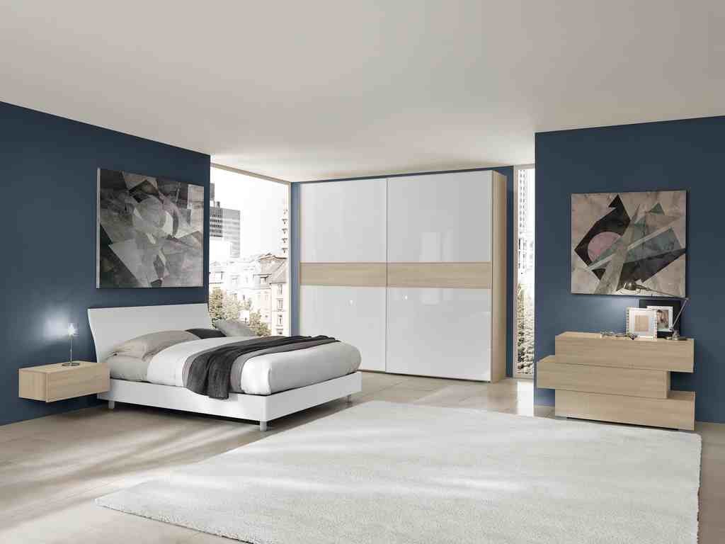Camere da letto matrimoniali in larice bianco