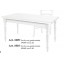 TAVOLO ALLUNGABILE  LACCATO  BIANCO  IN  LEGNO 1009